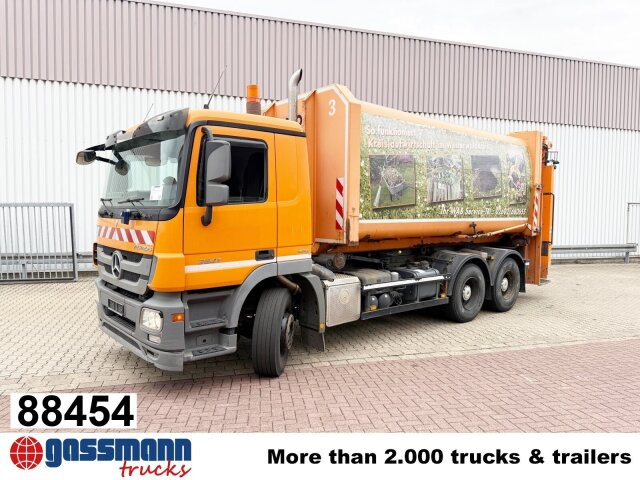 Mercedes-Benz Actros 2641/48 L 6x4, Seilabroller, Haller - 쓰레기차 : 사진 1 Mercedes-Benz Actros 2641/48 L 6x4, Seilabroller, Haller - 쓰레기차 : 사진 1