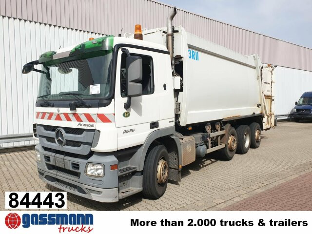 Mercedes-Benz Actros 3236 L 8x2/6, 2x Lenkachse, Schörling - 쓰레기차 : 사진 1 Mercedes-Benz Actros 3236 L 8x2/6, 2x Lenkachse, Schörling - 쓰레기차 : 사진 1