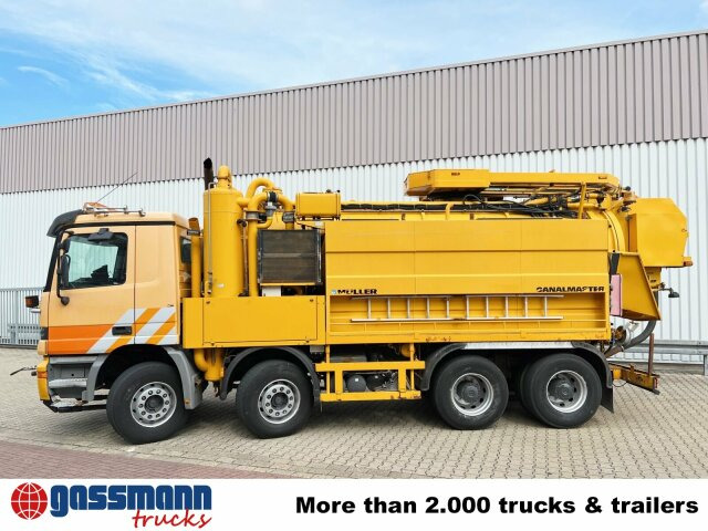 Mercedes-Benz Actros 3243 K 8x4/4, Müller Saug- und - 거리 청소 차량 : 사진 3 Mercedes-Benz Actros 3243 K 8x4/4, Müller Saug- und - 거리 청소 차량 : 사진 3