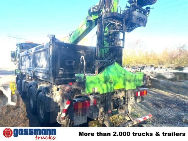 Mercedes-Benz Actros 3341 K 6x4, Bormatik links, Heckkran Penz - 덤프트럭, 크레인 트럭 : 사진 3 Mercedes-Benz Actros 3341 K 6x4, Bormatik links, Heckkran Penz - 덤프트럭, 크레인 트럭 : 사진 3