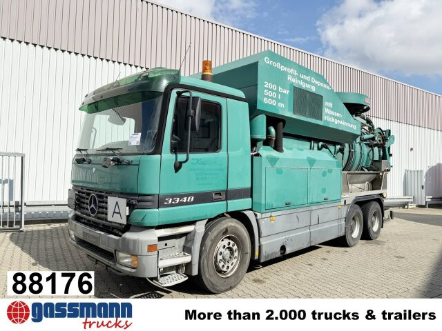 Mercedes-Benz Actros 3348 6x4, V8, Kroll Saug-/Spülwagen ca. - 거리 청소 차량 : 사진 1 Mercedes-Benz Actros 3348 6x4, V8, Kroll Saug-/Spülwagen ca. - 거리 청소 차량 : 사진 1