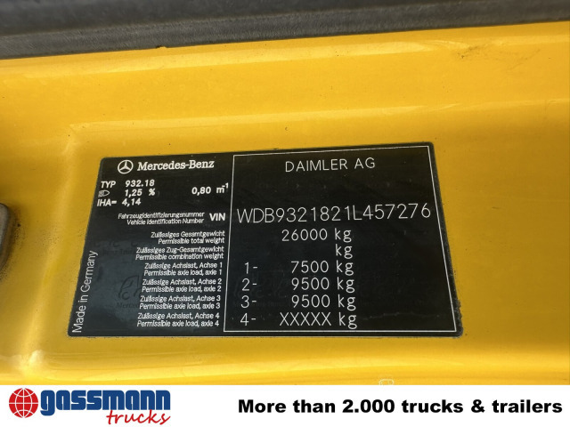 Mercedes-Benz Actros 3348 AK 6x6, Bordmatik links - 덤프트럭 : 사진 4 Mercedes-Benz Actros 3348 AK 6x6, Bordmatik links - 덤프트럭 : 사진 4