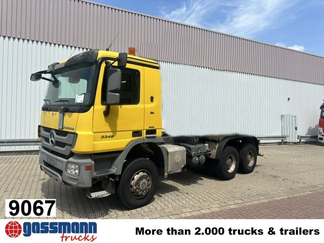 Mercedes-Benz Actros 3348 AK 6x6 - 캡 새시 트럭 : 사진 1 Mercedes-Benz Actros 3348 AK 6x6 - 캡 새시 트럭 : 사진 1