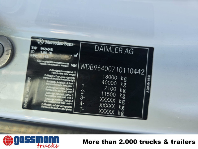 Mercedes-Benz Arocs 1827/30 A 4x4, mehrfach vorhanden! - 캡 새시 트럭 : 사진 4 Mercedes-Benz Arocs 1827/30 A 4x4, mehrfach vorhanden! - 캡 새시 트럭 : 사진 4