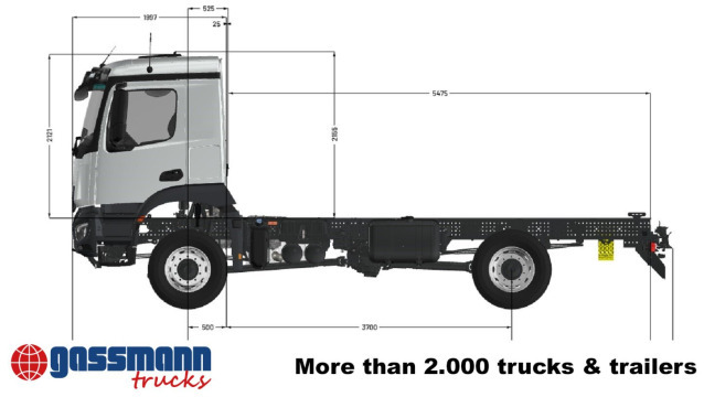 Mercedes-Benz Arocs 1830/40 A 4x4, mehrfach vorhanden! - 캡 새시 트럭 : 사진 2 Mercedes-Benz Arocs 1830/40 A 4x4, mehrfach vorhanden! - 캡 새시 트럭 : 사진 2