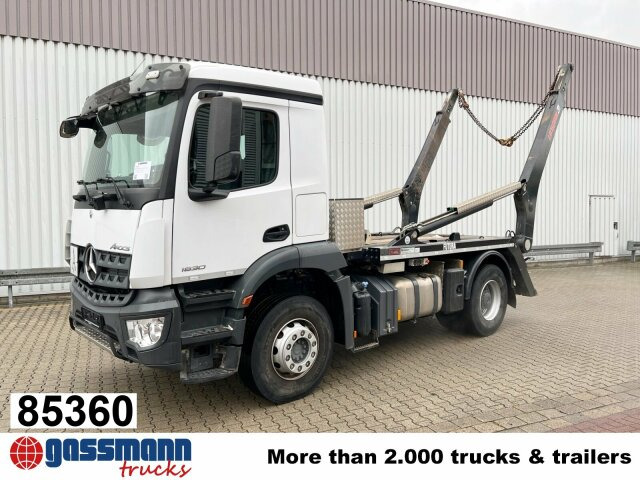 Mercedes-Benz Arocs 1830 K 4x2, Funk - 스킵 로더 트럭 : 사진 1 Mercedes-Benz Arocs 1830 K 4x2, Funk - 스킵 로더 트럭 : 사진 1