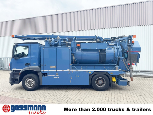 Mercedes-Benz Arocs 1843 L 4x2, Müller Canalmaster ca. 8m³, - 거리 청소 차량 : 사진 5 Mercedes-Benz Arocs 1843 L 4x2, Müller Canalmaster ca. 8m³, - 거리 청소 차량 : 사진 5