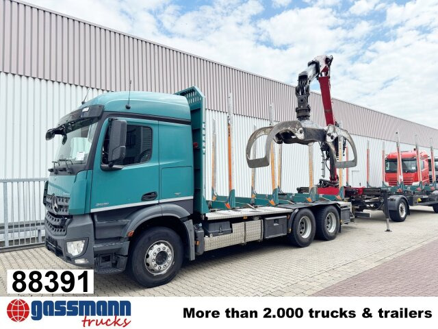 Mercedes-Benz Arocs 2651 L 6x4, Retarder, StreamSpace, - 목재 트럭, 크레인 트럭 : 사진 1 Mercedes-Benz Arocs 2651 L 6x4, Retarder, StreamSpace, - 목재 트럭, 크레인 트럭 : 사진 1