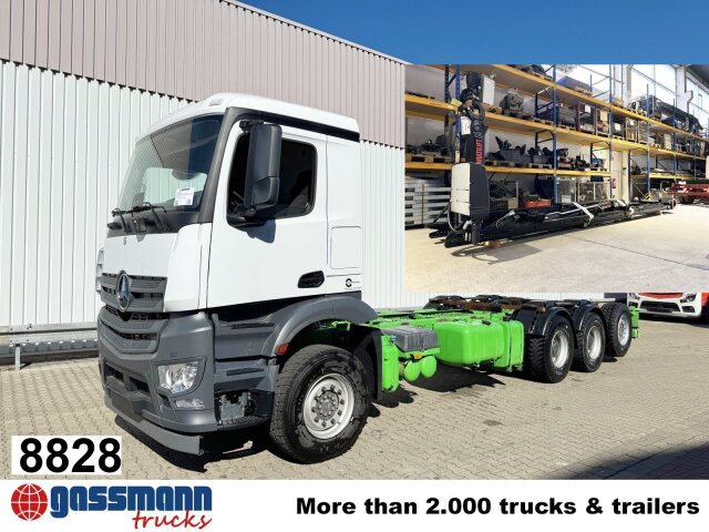 Mercedes-Benz Arocs 3242/48 LK 8x4/4, Lenk-/Liftachse - 후크 리프트 트럭 : 사진 1 Mercedes-Benz Arocs 3242/48 LK 8x4/4, Lenk-/Liftachse - 후크 리프트 트럭 : 사진 1