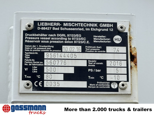 Mercedes-Benz Arocs 3251 8x4/4, Betonmischer Liebherr ca. 9m³ - 콘크리트 믹서 트럭 : 사진 4 Mercedes-Benz Arocs 3251 8x4/4, Betonmischer Liebherr ca. 9m³ - 콘크리트 믹서 트럭 : 사진 4