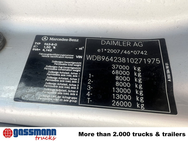 Mercedes-Benz Arocs 3251 LK 8x4/4, Retarder, Stahlmulde ca. - 덤프 : 사진 3 Mercedes-Benz Arocs 3251 LK 8x4/4, Retarder, Stahlmulde ca. - 덤프 : 사진 3