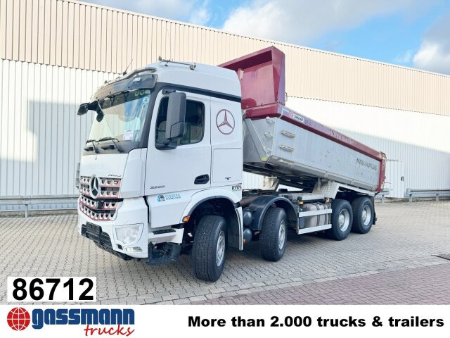 Mercedes-Benz Arocs 3258 LK 8x4/4, Retarder, Stahlmulde ca. - 덤프 : 사진 1 Mercedes-Benz Arocs 3258 LK 8x4/4, Retarder, Stahlmulde ca. - 덤프 : 사진 1