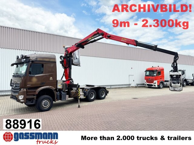 Mercedes-Benz Arocs 3351 LS 6x6, Grounder, MirrorCam, Navi, - 트랙터 유닛 : 사진 1 Mercedes-Benz Arocs 3351 LS 6x6, Grounder, MirrorCam, Navi, - 트랙터 유닛 : 사진 1