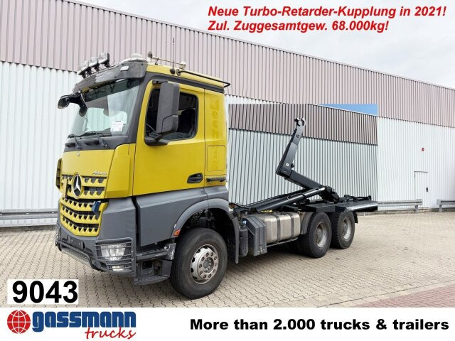Mercedes-Benz Arocs 3363 K 6x4, Grounder, - 후크 리프트 트럭 : 사진 1 Mercedes-Benz Arocs 3363 K 6x4, Grounder, - 후크 리프트 트럭 : 사진 1