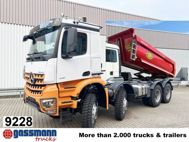 Mercedes-Benz Arocs 4151 AK 8x8/4, Grounder, Meiller - 덤프 : 사진 1 Mercedes-Benz Arocs 4151 AK 8x8/4, Grounder, Meiller - 덤프 : 사진 1