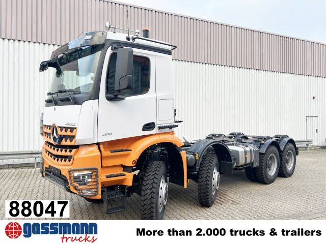 Mercedes-Benz Arocs 4151 AK 8x8/4, Grounder - 캡 새시 트럭 : 사진 1 Mercedes-Benz Arocs 4151 AK 8x8/4, Grounder - 캡 새시 트럭 : 사진 1