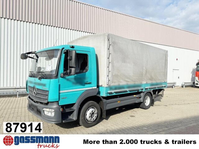 Mercedes-Benz Atego 1221 L 4x2 mit LBW BÄR - 드롭사이드/ 플랫베드 트럭 : 사진 1 Mercedes-Benz Atego 1221 L 4x2 mit LBW BÄR - 드롭사이드/ 플랫베드 트럭 : 사진 1