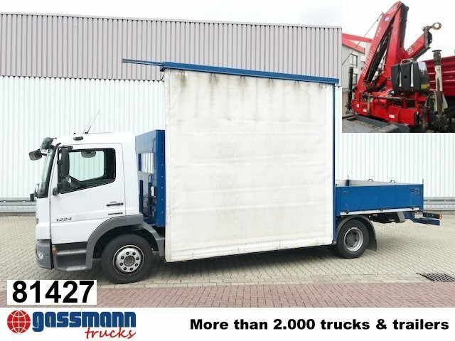 Mercedes-Benz Atego 1224 L 4x2 Glastransporter, gegen Aufpreis - 드롭사이드/ 플랫베드 트럭, 크레인 트럭 : 사진 1 Mercedes-Benz Atego 1224 L 4x2 Glastransporter, gegen Aufpreis - 드롭사이드/ 플랫베드 트럭, 크레인 트럭 : 사진 1