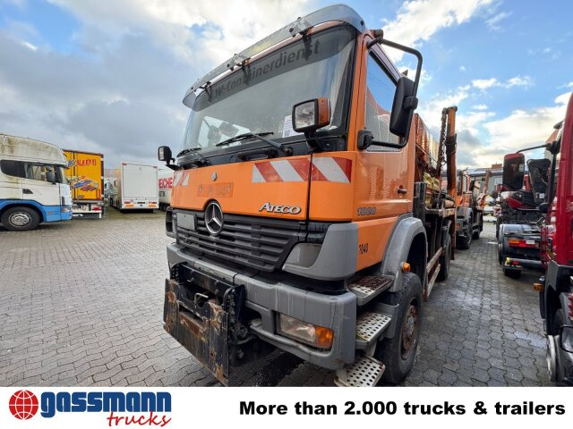 Mercedes-Benz Atego 1828 4x4, Tele-Absetzer, - 스킵 로더 트럭 : 사진 5 Mercedes-Benz Atego 1828 4x4, Tele-Absetzer, - 스킵 로더 트럭 : 사진 5
