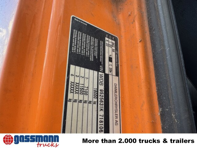 Mercedes-Benz Atego 1828 4x4, Tele-Absetzer, - 스킵 로더 트럭 : 사진 3 Mercedes-Benz Atego 1828 4x4, Tele-Absetzer, - 스킵 로더 트럭 : 사진 3