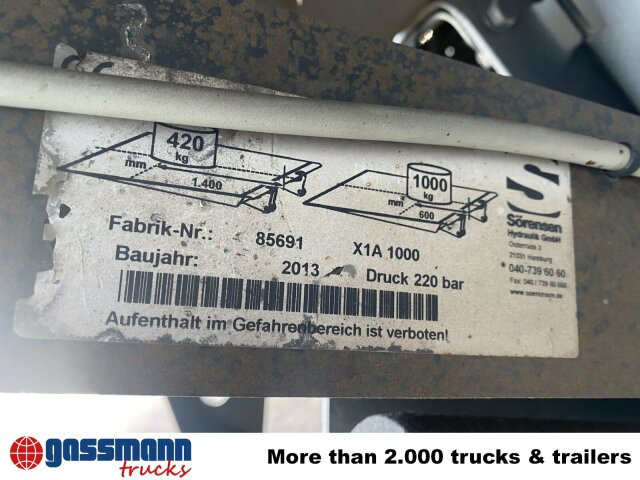 Mercedes-Benz Atego 816 4x2 mit Sörensen LBW - 박스 트럭 : 사진 4 Mercedes-Benz Atego 816 4x2 mit Sörensen LBW - 박스 트럭 : 사진 4