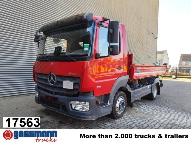 Mercedes-Benz Atego 818 K 4x2, Meiller-Kipper, 2 x AHK - 덤프트럭 : 사진 1 Mercedes-Benz Atego 818 K 4x2, Meiller-Kipper, 2 x AHK - 덤프트럭 : 사진 1