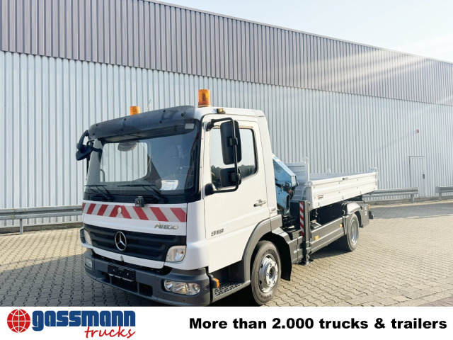 Mercedes-Benz Atego 818 K 4x2 mit Kran Atlas AK 50.1-A2 - 덤프트럭, 크레인 트럭 : 사진 2 Mercedes-Benz Atego 818 K 4x2 mit Kran Atlas AK 50.1-A2 - 덤프트럭, 크레인 트럭 : 사진 2