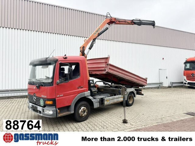 Mercedes-Benz Atego 818 K 4x2 mit Kran Palfinger PK 6500, 2x - 덤프트럭, 크레인 트럭 : 사진 1 Mercedes-Benz Atego 818 K 4x2 mit Kran Palfinger PK 6500, 2x - 덤프트럭, 크레인 트럭 : 사진 1