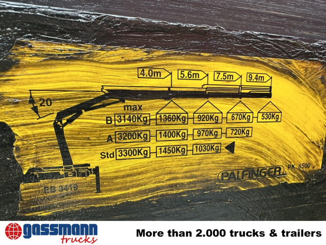 Mercedes-Benz Atego 818 K 4x2 mit Kran Palfinger PK 6500, 2x - 덤프트럭, 크레인 트럭 : 사진 2 Mercedes-Benz Atego 818 K 4x2 mit Kran Palfinger PK 6500, 2x - 덤프트럭, 크레인 트럭 : 사진 2