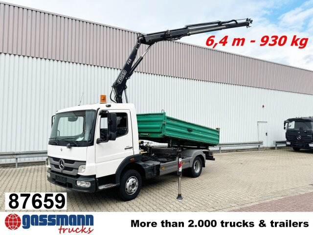 Mercedes-Benz Atego 918 KK 4x2, 2x AHK, Kran Fassi F65 - 덤프트럭, 크레인 트럭 : 사진 1 Mercedes-Benz Atego 918 KK 4x2, 2x AHK, Kran Fassi F65 - 덤프트럭, 크레인 트럭 : 사진 1