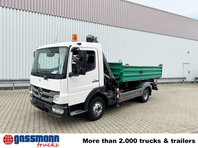 덤프트럭, 크레인 트럭 Mercedes-Benz Atego 918 KK 4x2, 2x AHK, Kran Fassi F65 : 사진 8 덤프트럭, 크레인 트럭 Mercedes-Benz Atego 918 KK 4x2, 2x AHK, Kran Fassi F65 : 사진 8
