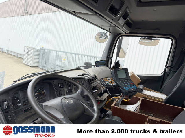 Mercedes-Benz Axor 1824 AK 4x4, Tele-Absetzer, - 스킵 로더 트럭 : 사진 4 Mercedes-Benz Axor 1824 AK 4x4, Tele-Absetzer, - 스킵 로더 트럭 : 사진 4