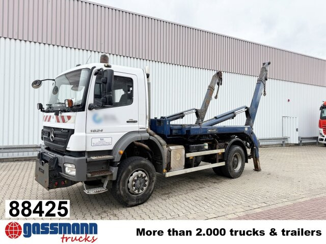Mercedes-Benz Axor 1824 AK 4x4, Tele-Absetzer, - 스킵 로더 트럭 : 사진 1 Mercedes-Benz Axor 1824 AK 4x4, Tele-Absetzer, - 스킵 로더 트럭 : 사진 1