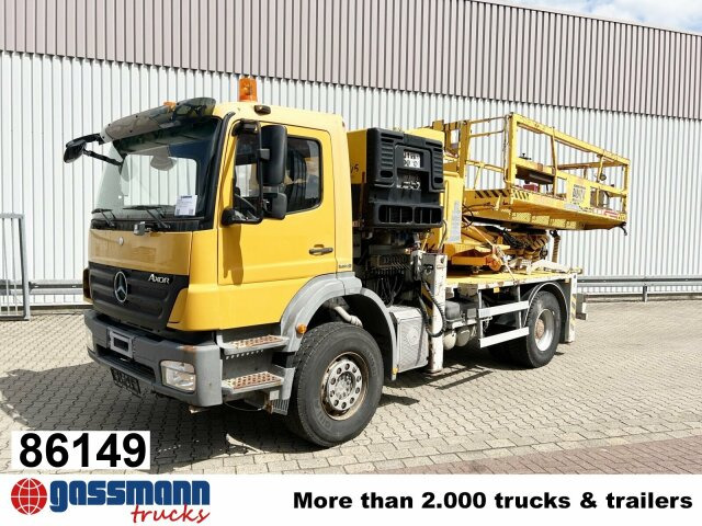 Mercedes-Benz Axor 1824 K 4x2, AMV Hubsteiger + Kompressor, - 트럭 탑재 고가작업 플랫폼 : 사진 1 Mercedes-Benz Axor 1824 K 4x2, AMV Hubsteiger + Kompressor, - 트럭 탑재 고가작업 플랫폼 : 사진 1