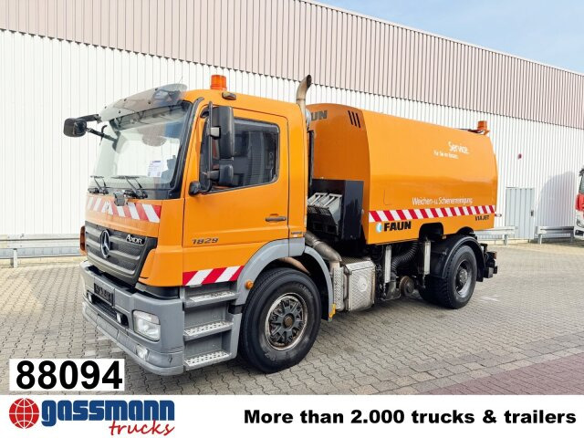 Mercedes-Benz Axor 1829 4x2, Zweiweg Z200, Kehrmaschine Faun - 거리 청소 차량 : 사진 1 Mercedes-Benz Axor 1829 4x2, Zweiweg Z200, Kehrmaschine Faun - 거리 청소 차량 : 사진 1