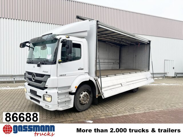 Mercedes-Benz Axor 1833 L 4x2, Getränkekoffer - 박스 트럭 : 사진 1 Mercedes-Benz Axor 1833 L 4x2, Getränkekoffer - 박스 트럭 : 사진 1