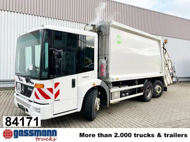 Mercedes-Benz Econic 2633 L/NLA 6x2/4, Lenkachse, - 쓰레기차 : 사진 1 Mercedes-Benz Econic 2633 L/NLA 6x2/4, Lenkachse, - 쓰레기차 : 사진 1