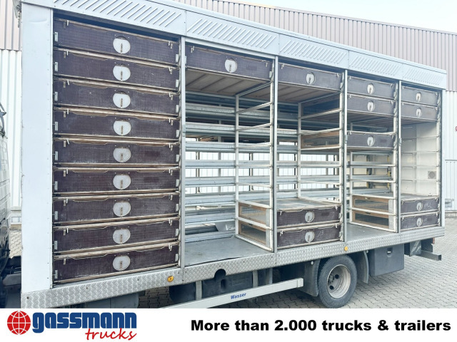 Mercedes-Benz LK 817 4x2, Taubentransporter - 박스 트럭 : 사진 4 Mercedes-Benz LK 817 4x2, Taubentransporter - 박스 트럭 : 사진 4