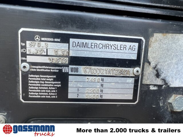 Mercedes-Benz Vario 816 D 4x2 Doka, 2x AHK, Meiller Kipper - 덤프트럭 : 사진 5 Mercedes-Benz Vario 816 D 4x2 Doka, 2x AHK, Meiller Kipper - 덤프트럭 : 사진 5