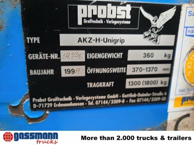 PROBST AKZ-H-Unigrip Palettenzange - 클램프 : 사진 5 PROBST AKZ-H-Unigrip Palettenzange - 클램프 : 사진 5