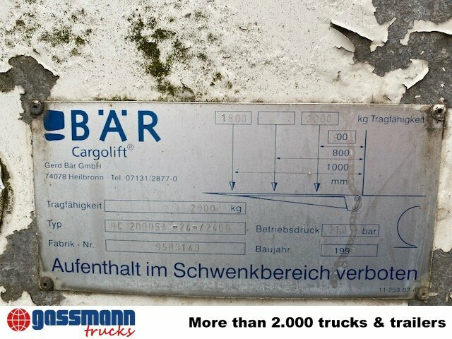 ROHR 2-A-Kühlanhänger, LBW - 냉동 트레일러 : 사진 5 ROHR 2-A-Kühlanhänger, LBW - 냉동 트레일러 : 사진 5