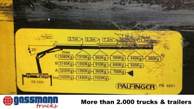 Renault D 180.75 4x2 mit Kran Palfinger PK6001 - 드롭사이드/ 플랫베드 트럭, 크레인 트럭 : 사진 4 Renault D 180.75 4x2 mit Kran Palfinger PK6001 - 드롭사이드/ 플랫베드 트럭, 크레인 트럭 : 사진 4
