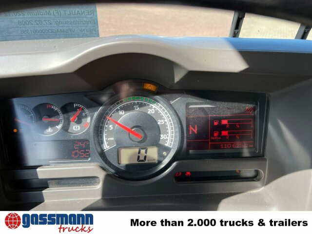 Renault Midlum 220.12 4x2, BDF verschiedene Größen - 컨테이너 운반 장치/ 스와프 보디 트럭 : 사진 3 Renault Midlum 220.12 4x2, BDF verschiedene Größen - 컨테이너 운반 장치/ 스와프 보디 트럭 : 사진 3