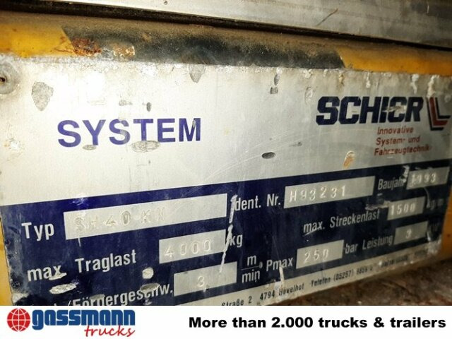 밀폐형 박스 트레일러 SCHIER Kofferanhänger mit Hubboden : 사진 10 밀폐형 박스 트레일러 SCHIER Kofferanhänger mit Hubboden : 사진 10