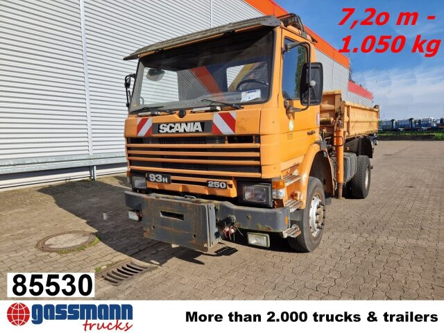 Scania 93H 250 4x4 mit Kran Palfinger PK8000, - 덤프트럭, 크레인 트럭 : 사진 1 Scania 93H 250 4x4 mit Kran Palfinger PK8000, - 덤프트럭, 크레인 트럭 : 사진 1