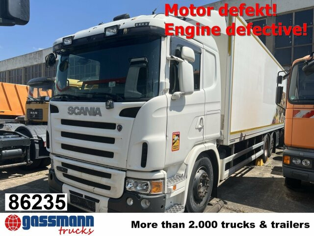 Scania G420 6x2, Liftachse, Hiab LBW, Motor defekt! - 박스 트럭 : 사진 1 Scania G420 6x2, Liftachse, Hiab LBW, Motor defekt! - 박스 트럭 : 사진 1