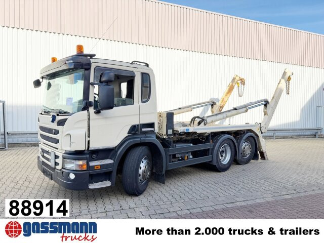 Scania P 320/400 6x2-4, Lenk-/Liftachse, - 스킵 로더 트럭 : 사진 1 Scania P 320/400 6x2-4, Lenk-/Liftachse, - 스킵 로더 트럭 : 사진 1