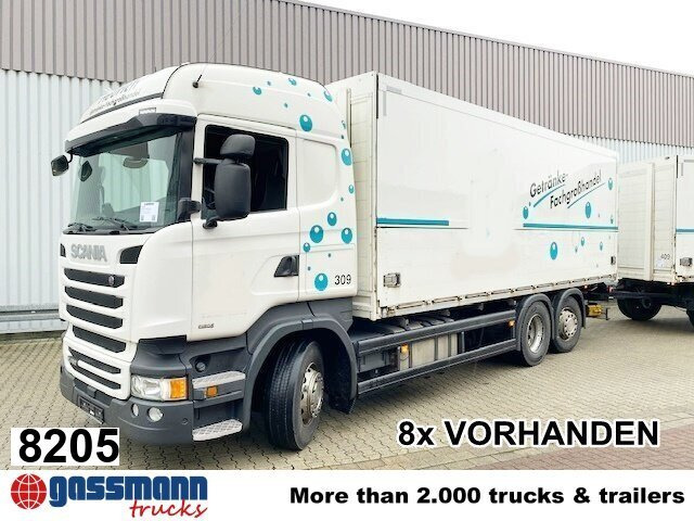 Scania R450 LB 6x2-4 Getränkekoffer, Retarder, - 박스 트럭 : 사진 1 Scania R450 LB 6x2-4 Getränkekoffer, Retarder, - 박스 트럭 : 사진 1
