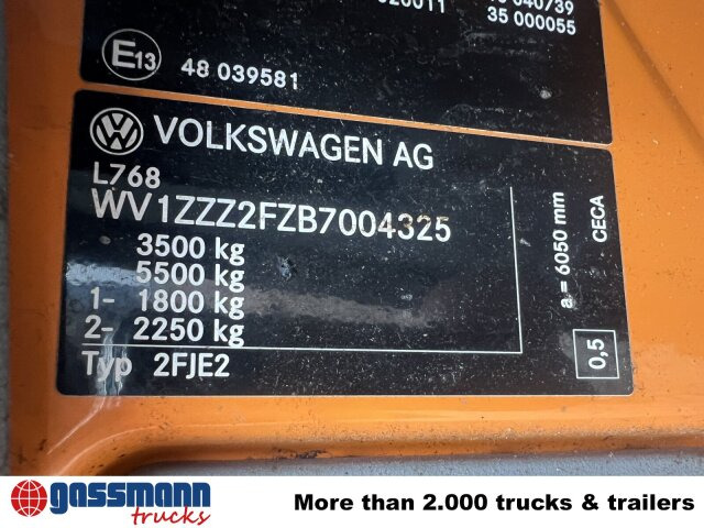 Volkswagen Crafter 2.5 TDI 4x2 Doka, Meiller Kipper - 덤프트럭 : 사진 2 Volkswagen Crafter 2.5 TDI 4x2 Doka, Meiller Kipper - 덤프트럭 : 사진 2