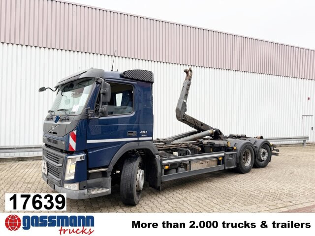 Volvo FM 410 6x2, Lenk-/Liftachse, Motorabtrieb - 후크 리프트 트럭 : 사진 1 Volvo FM 410 6x2, Lenk-/Liftachse, Motorabtrieb - 후크 리프트 트럭 : 사진 1